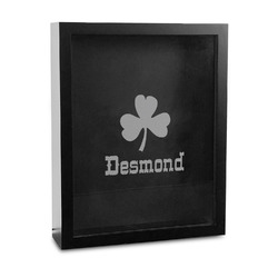 St. Patrick's Day Bottle Cap Shadow Box - 11in x 14in (Personalized)