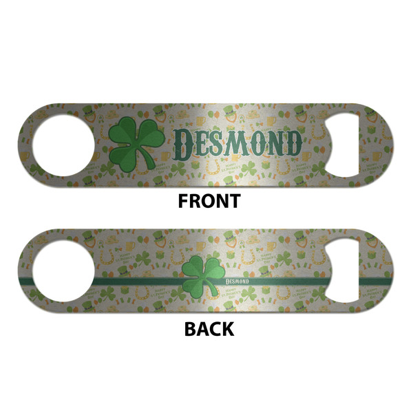 St. Patrick's Day Bottle Opener - Front & Back