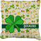 St. Patrick's Day Burlap Pillow 22"