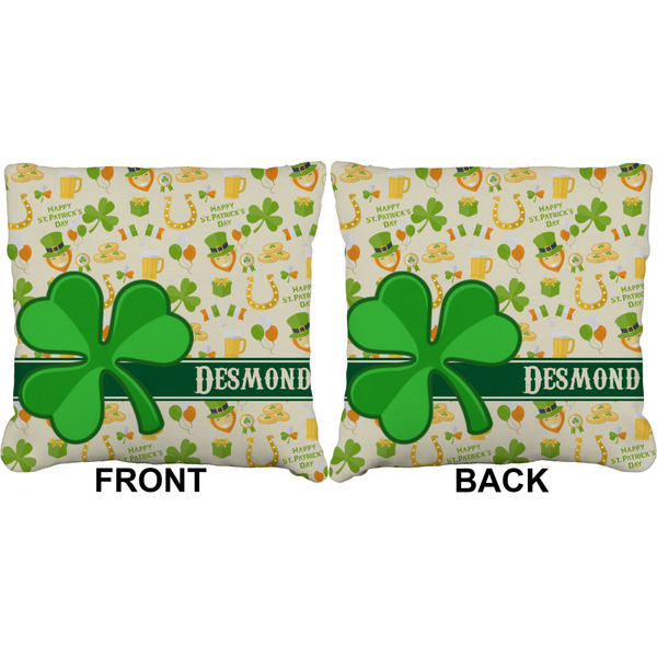 St. Patrick's Day Burlap Pillow Approval