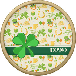 St. Patrick's Day Cabinet Knob - Gold (Personalized)