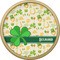 St. Patrick's Day Cabinet Knob - Gold - Front