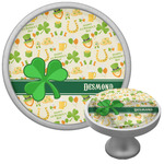St. Patrick's Day Cabinet Knob (Silver) (Personalized)