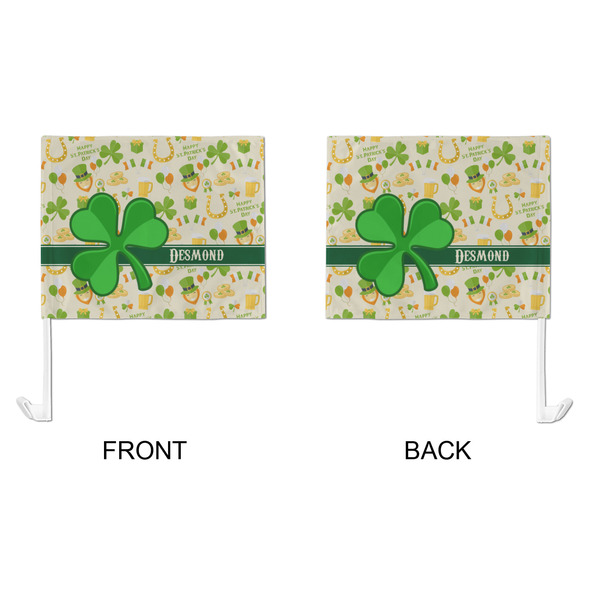 St. Patrick's Day Car Flag - Large - APPROVAL