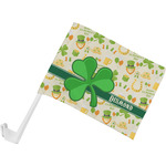 St. Patrick's Day Car Flag - Small w/ Name or Text
