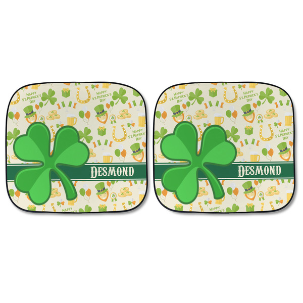 St. Patrick's Day Car Sun Shades - FRONT