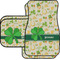 St. Patrick's Day Car Floor Mats Set - 2 Front & 2 Back (Personalized)