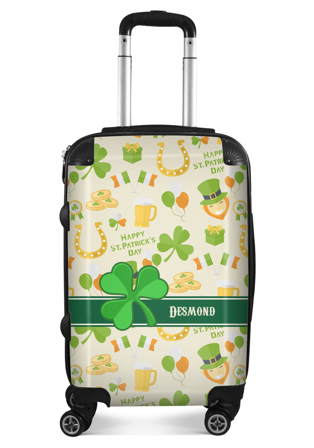 St. Patrick's Day Suitcase (Personalized) - YouCustomizeIt