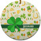 St. Patrick's Day Round Ceramic Ornament w/ Name or Text