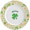 St. Patrick's Day Ceramic Plate w/Rim