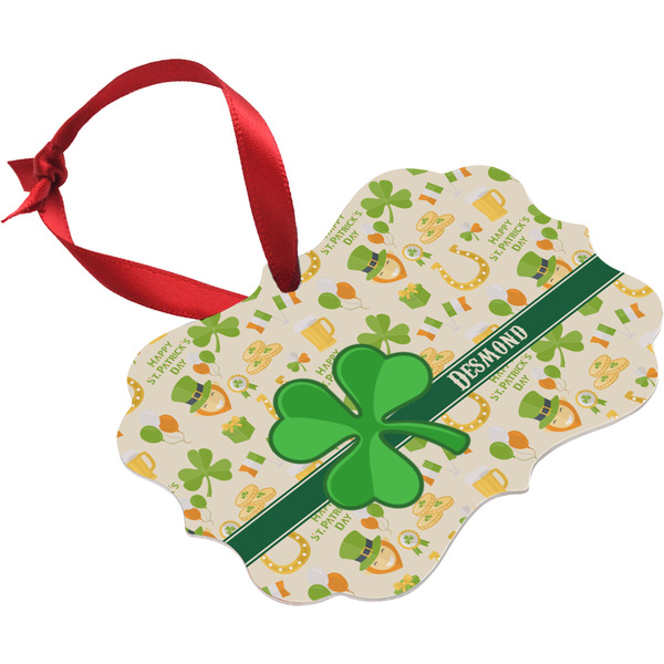 St. Patrick's Day Christmas Ornament (Angle View)