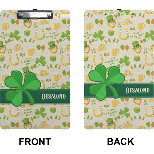 St. Patrick's Day Clipboard (Legal) (Front + Back)
