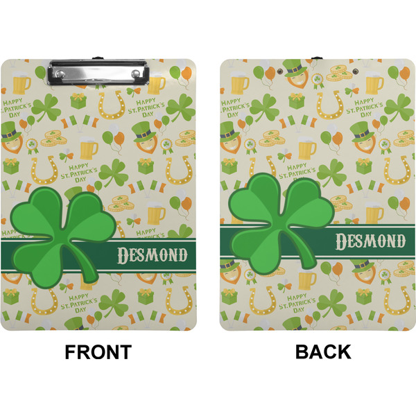 St. Patrick's Day Clipboard (Letter) (Front + Back)