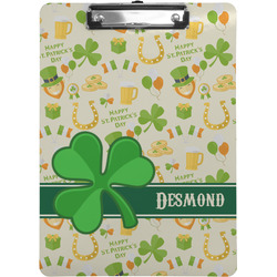St. Patrick's Day Clipboard (Letter Size) (Personalized)