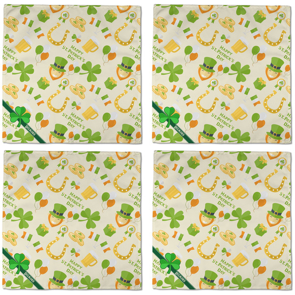 St. Patrick's Day Cloth Napkins - Personalized Dinner (APPROVAL) Set of 4