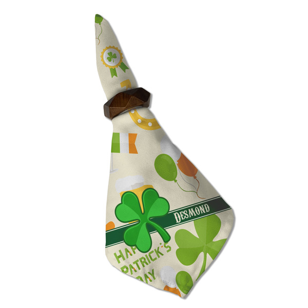 St. Patrick's Day Cloth Napkins - Personalized Dinner (Folded in Ring) (MAIN)