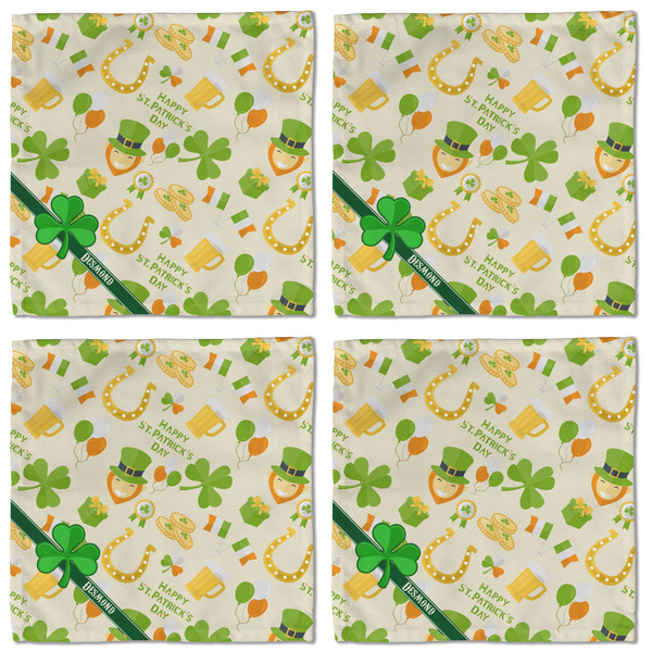 St. Patrick's Day Cloth Napkins - Personalized Lunch (APPROVAL) Set of 4