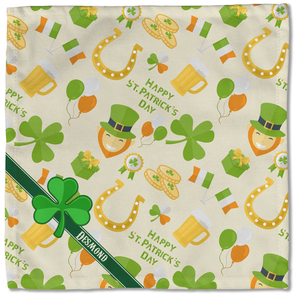 St. Patrick's Day Cloth Napkins - Personalized Lunch (Single Full Open)