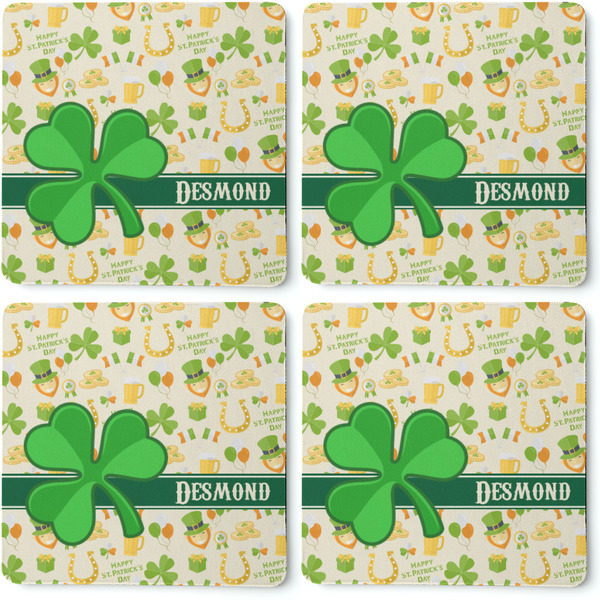 St. Patrick's Day Coaster Rubber Back - Apvl
