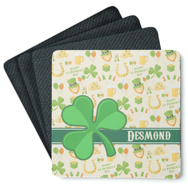 St. Patrick's Day Coaster Rubber Back - Main