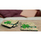 St. Patrick's Day Coaster Rubber Back - On Coffee Table