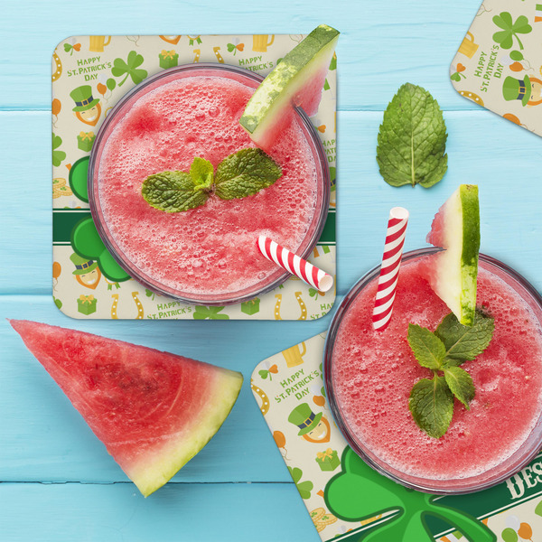 St. Patrick's Day Coaster Set - LIFESTYLE