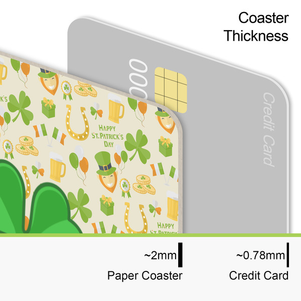 St. Patrick's Day Coaster Thickness