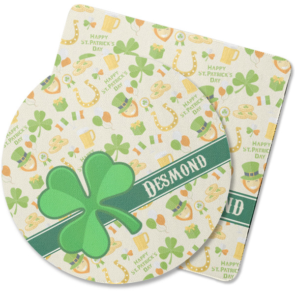 Custom St. Patrick's Day Rubber Backed Coaster (Personalized)