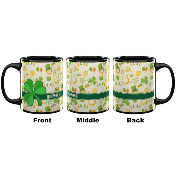 St. Patrick's Day Coffee Mug - 11 oz - Black APPROVAL