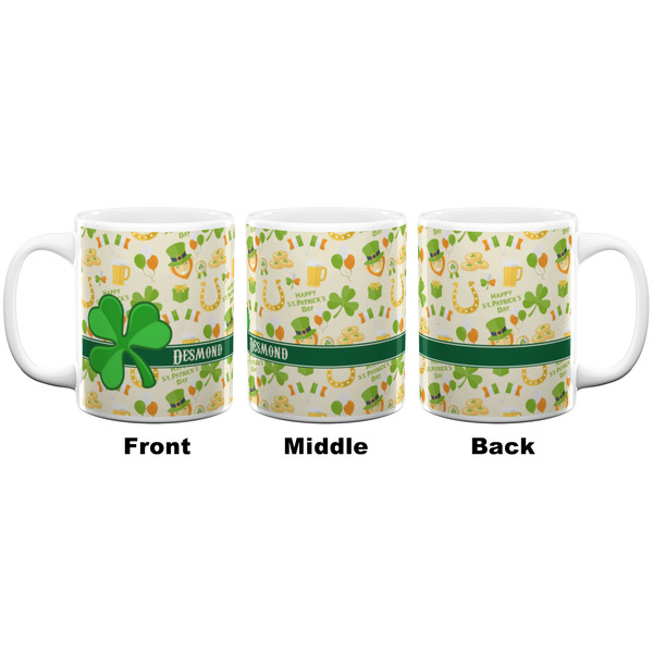St. Patrick's Day Coffee Mug - 11 oz - White APPROVAL