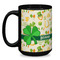 St. Patrick's Day Coffee Mug - 15 oz - Black
