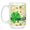 St. Patrick's Day Coffee Mug - 15 oz - White