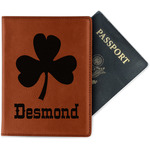 St. Patrick's Day Passport Holder - Faux Leather (Personalized)