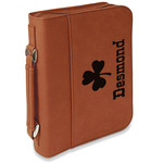St. Patrick's Day Leatherette Book / Bible Cover with Handle & Zipper (Personalized)