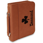 St. Patrick's Day Leatherette Bible Cover with Handle & Zipper (Personalized)