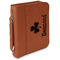 St. Patrick's Day Leatherette Bible Cover with Handle & Zipper - Large- Single Sided (Personalized)