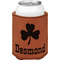 St. Patrick's Day Cognac Leatherette Can Sleeve - Single Front