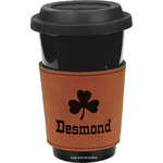 St. Patrick's Day Leatherette Cup Sleeve - Single Sided (Personalized)