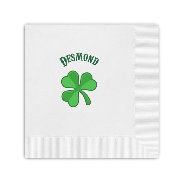 Custom St. Patrick's Day Coined Cocktail Napkins (Personalized)