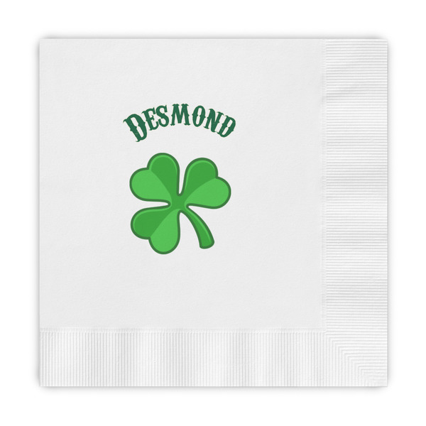 Custom St. Patrick's Day Embossed Decorative Napkins (Personalized)