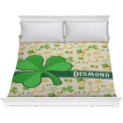 St. Patrick's Day Comforter - King (Personalized)
