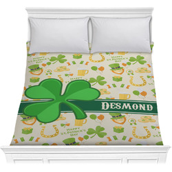St. Patrick's Day Comforter - Full / Queen (Personalized)