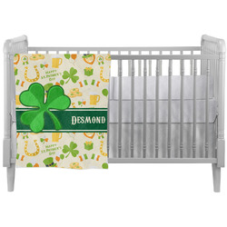 St. Patrick's Day Crib Comforter / Quilt (Personalized)