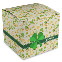 St. Patrick's Day Cube Favor Gift Boxes (Personalized)