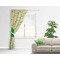 St. Patrick's Day Curtain With Window and Rod - in Room Matching Pillow