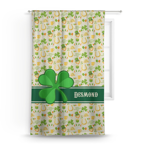 Custom St. Patrick's Day Curtain (Personalized)