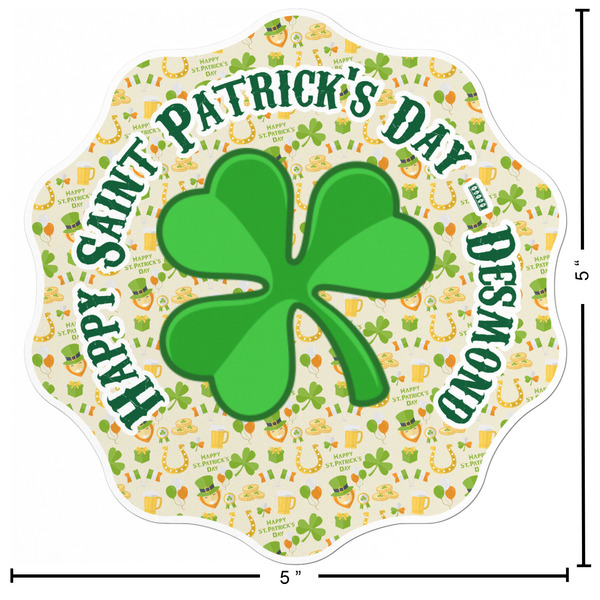 St. Patrick's Day Custom Shape Iron On Patches - L - APPROVAL