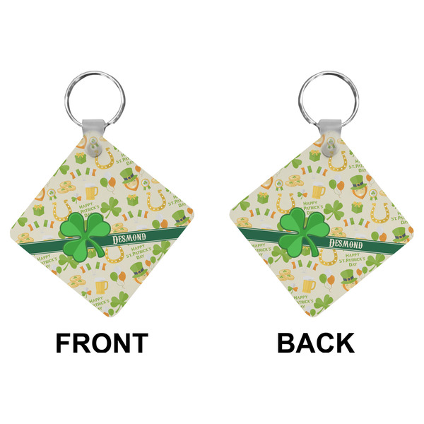 St. Patrick's Day Diamond Keychain (Front + Back)