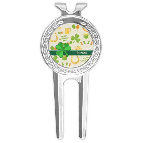 Custom St. Patrick's Day Golf Divot Tool & Ball Marker (Personalized)