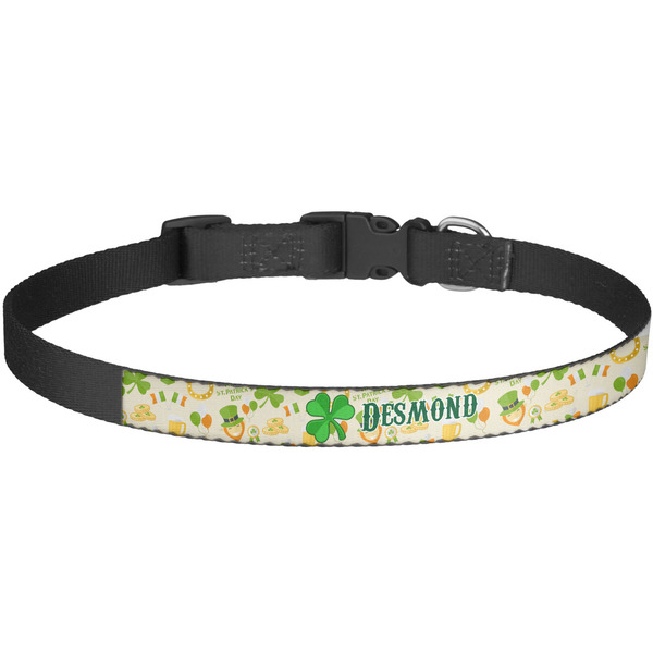 Custom St. Patrick's Day Dog Collar - Large (Personalized)